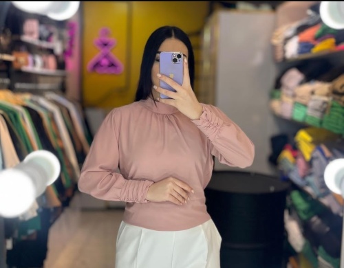 شومیز پشت گره کمرکش