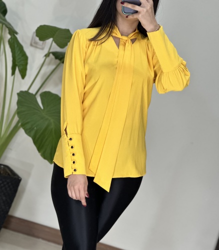 شومیز کراواتی مچ پهن