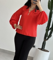 شومیز الیزه جیب نما کارتیری