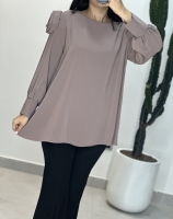 تونیک الیزه سرشونه گلدار