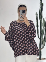 شومیز کیمونو طرحدار فلور