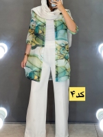 شومیز حریر گلدار