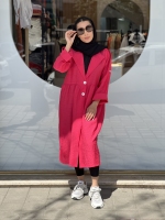 مانتو پولوتی بلند پاگون دار