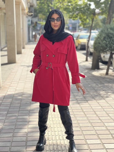 بارونی4دکمه بلند الشن