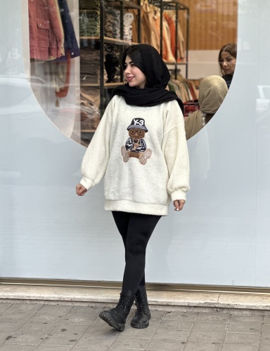 هودی تدی یقه گرد خرسی