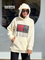 هودی کلاهدار جلو استیکر تدی