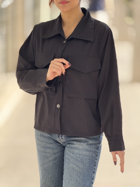 کت کتان 2جیب پاکتی