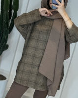 تونیک چهارخونه یقه7