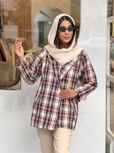 پالتو یقه انگلیسی پشمی