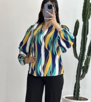 شومیز طرحدار کارتیر دار الیزه