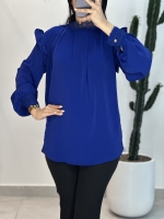 الیزه یقه گیپور چیندار