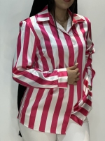 شومیز ساتن راه راه