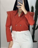 کت 2دکمه سرشانه پر