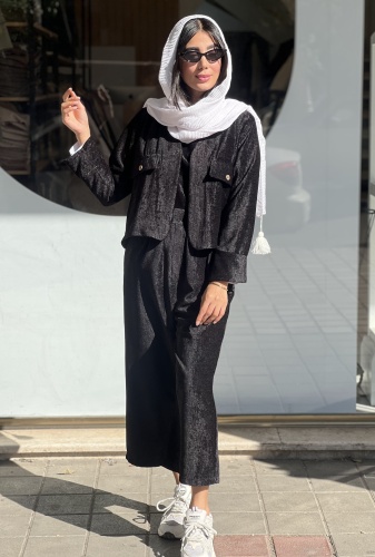 ست کت و اورال مخمل