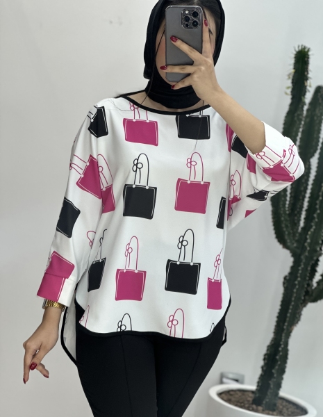 شومیز نوار دوزی طرح کیف