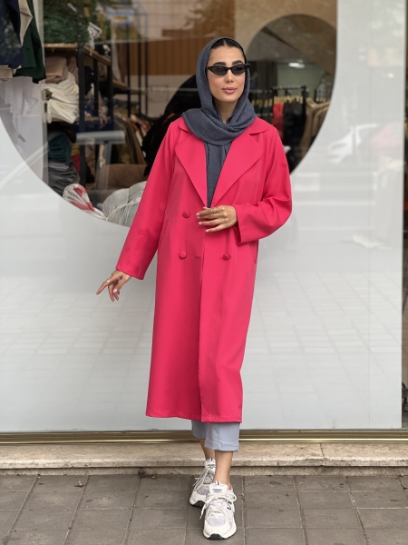 مانتو بلند4دکمه مازراتی