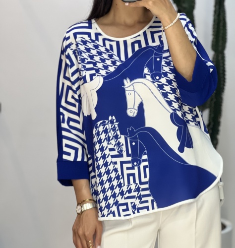 شومیز نوار دوزی طرح اسب