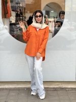 مانتو داکرون شومیزی رنگی