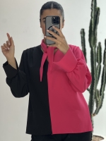 شومیز مازراتی دو رنگی