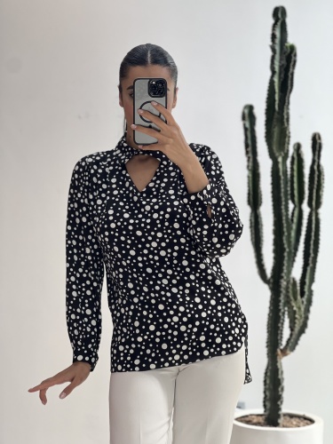 شومیز توپ توپی یقه 7