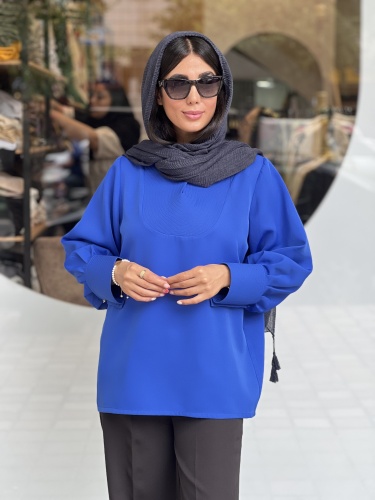 شومیز مازراتی استین هفت دکمه