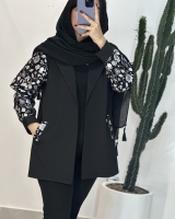 مانتو ترکیبی مازراتی ژاکارد