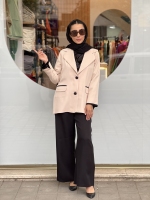 ست کت شلوار دو دکمه مشکی