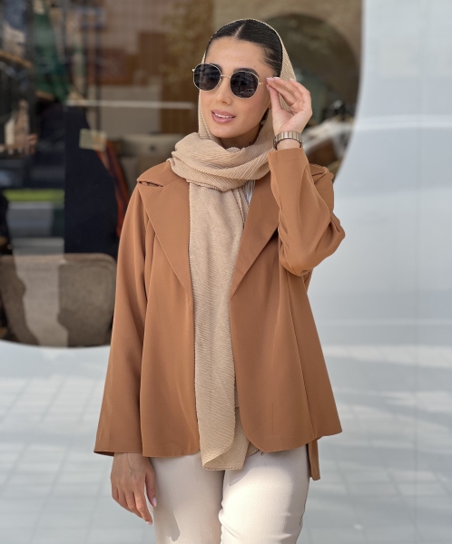 کت یقه بلیزر بغل چاک