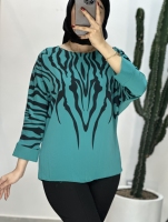 شومیز کیمونو چاپ شعله