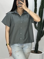 آستین کوتاه شومیزی داکرون