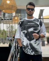 تیشرت طرح مچینست سفید