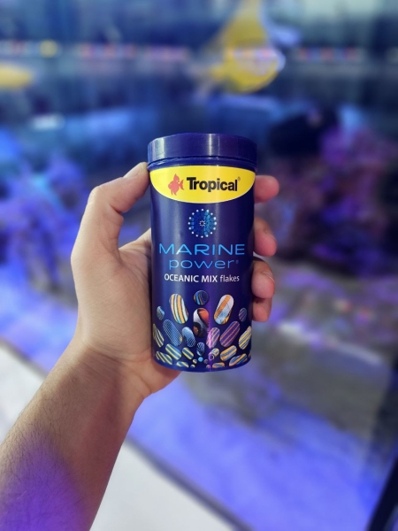 غذای marine power تروپیکال(میکس اقیانوسی_پولکی) 250ml