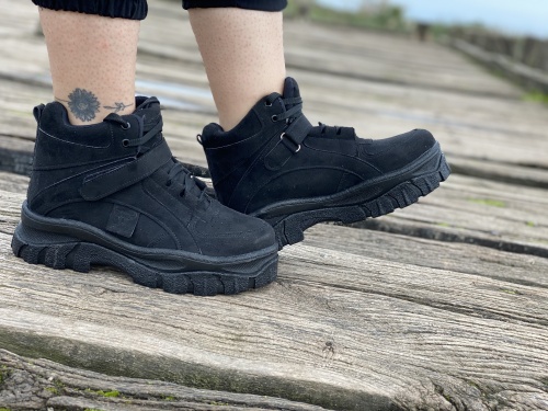 بوت سایز میانه Buffalo مشکی