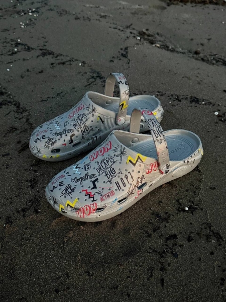 کراکس جلو بسته مدل WON طوسی