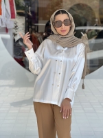 شومیز ساتن8 دکمه