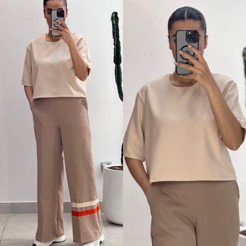 ست بولیز شلوار 2خط