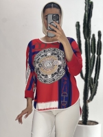 شومیز نوار سفید ورساچ