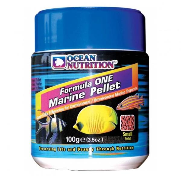 غذای گرانول فرمول یک ماهیان آب شور اوشن نوتریشن(100g)