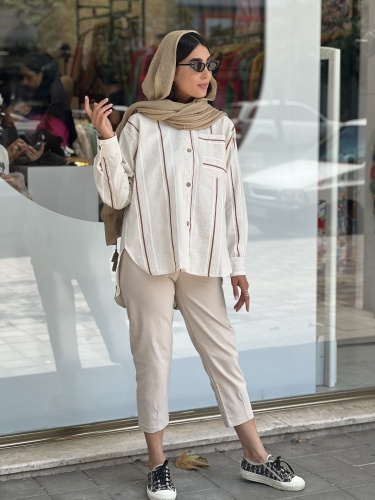 مانتو لمه جلو دکمه