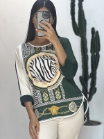 شومیز نواردار جلو زبرا