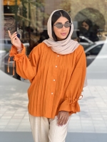 مانتو جلو پیله لینن