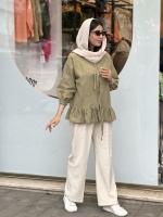 مانتو دمپا چین دار بندی