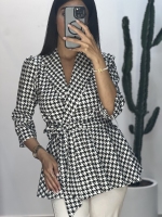 کت بلند طرحدار کمردار