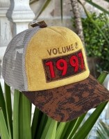 کلاه آفتابی VOLUME پشت تور کرم قهوه ای