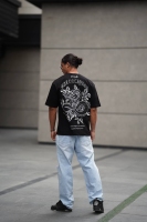 تیشرت قواره آزاد مار چرمی