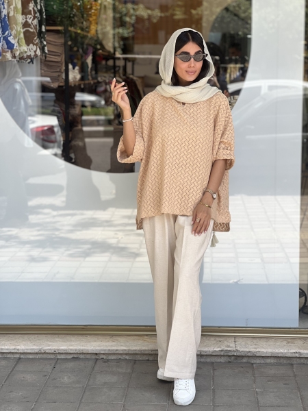 مانتو جلوبسته مراکشی لوزی