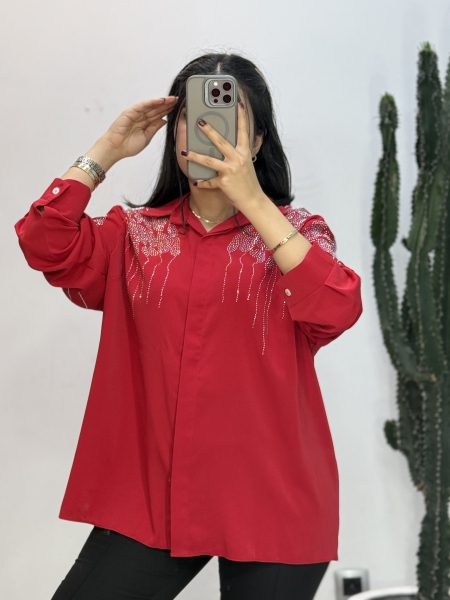 شومیز الیزه بالا نگین