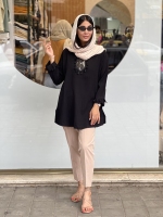 کفتان مشکی یقه خرجکار