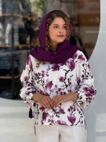 شومیز الیزه گلدار مچ بندی