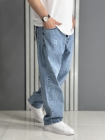 شلوار جین بگ آبی